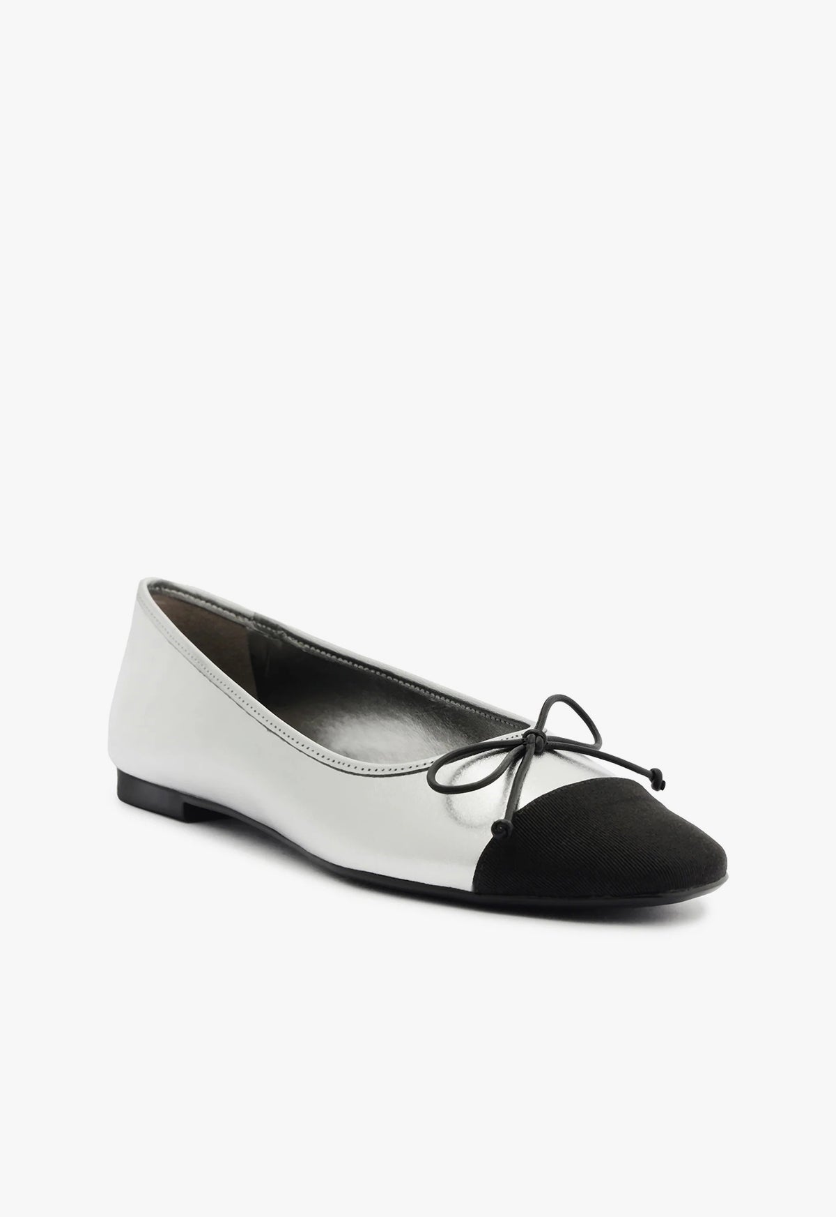 Arissa Women's Metallic Leather Ballet Flats - Comfortable & Stylish Shoes for Work, Casual Wear & Everyday Use