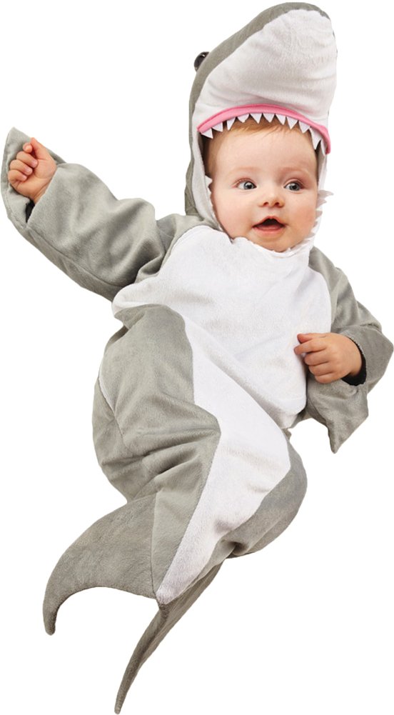 Shark Bunting Infant Baby Costume - Adorable Halloween Outfit for Babies | Perfect for Halloween Parties, Photo Shoots & Dress-Up Play
