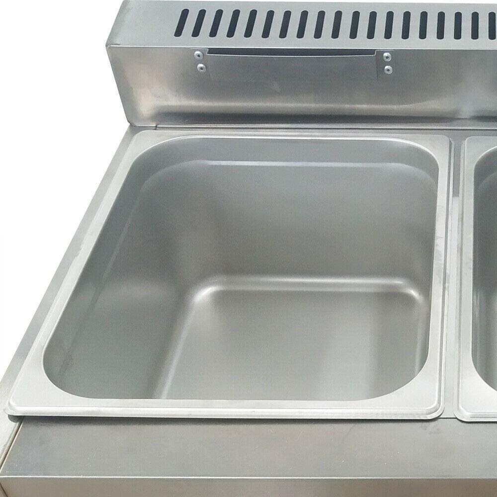Commercial Stainless Steel Double Cylinder Gas Countertop Fryer for Restaurants, Snack Bars - Perfect for Frying Chicken, Fish, and French Fries