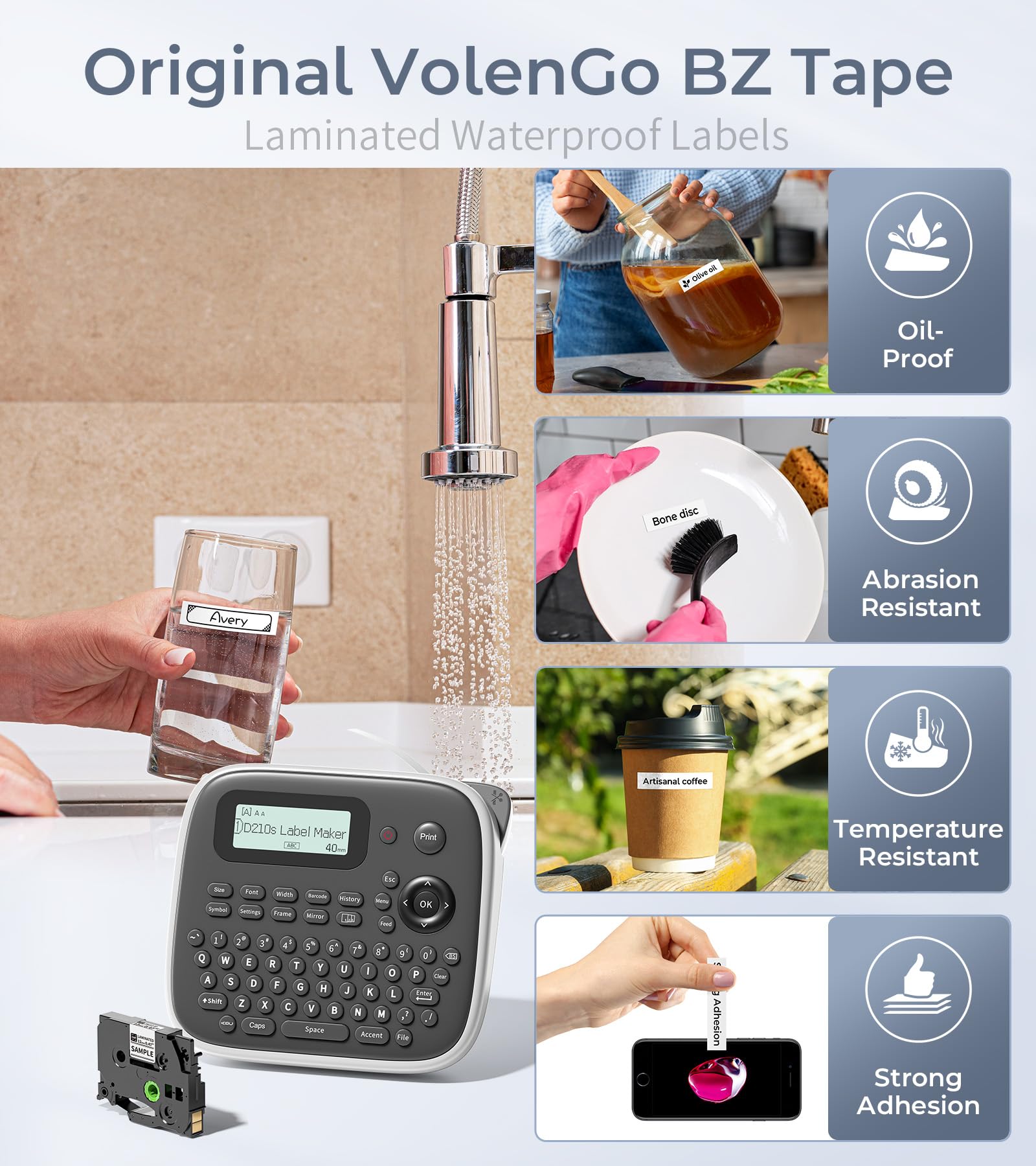Portable Label Maker Machine with 12mm (0.47