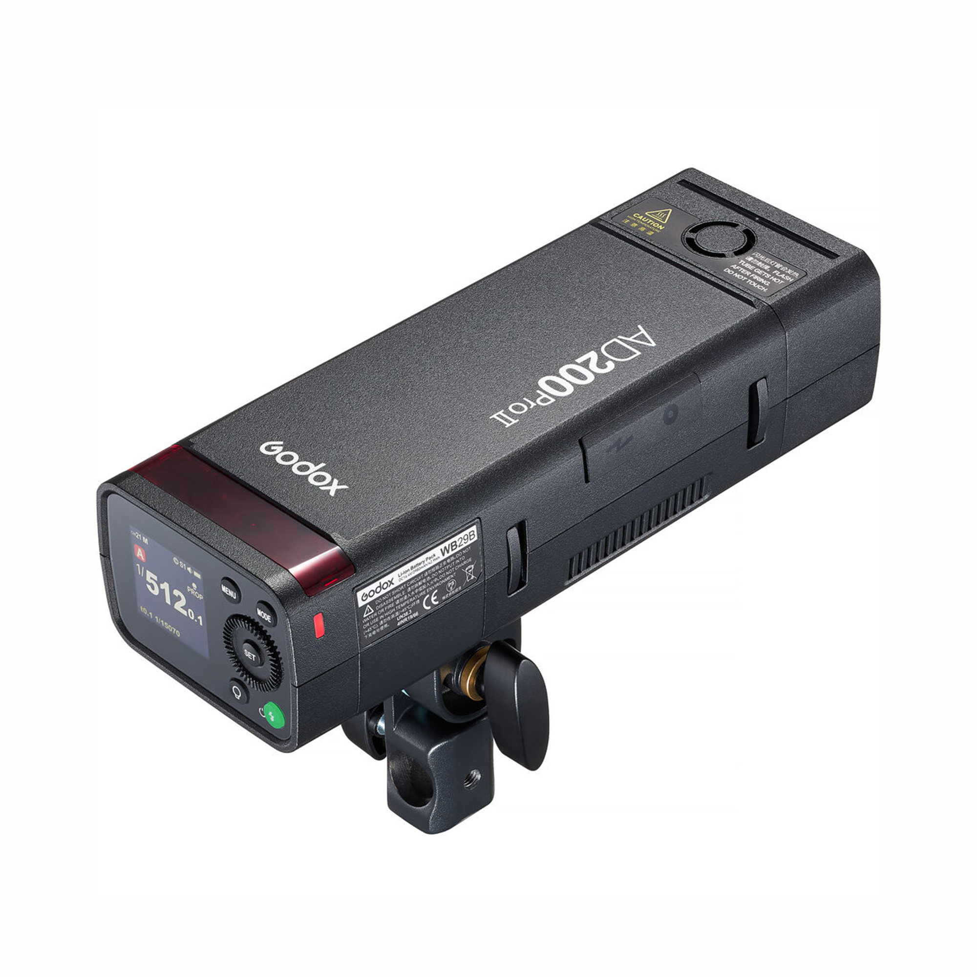 Godox AD200Pro II TTL Pocket Flash - 200Ws Portable Strobe Light with HSS & Wireless Control for Outdoor Photography, Studio Lighting, and On-Location Shoots