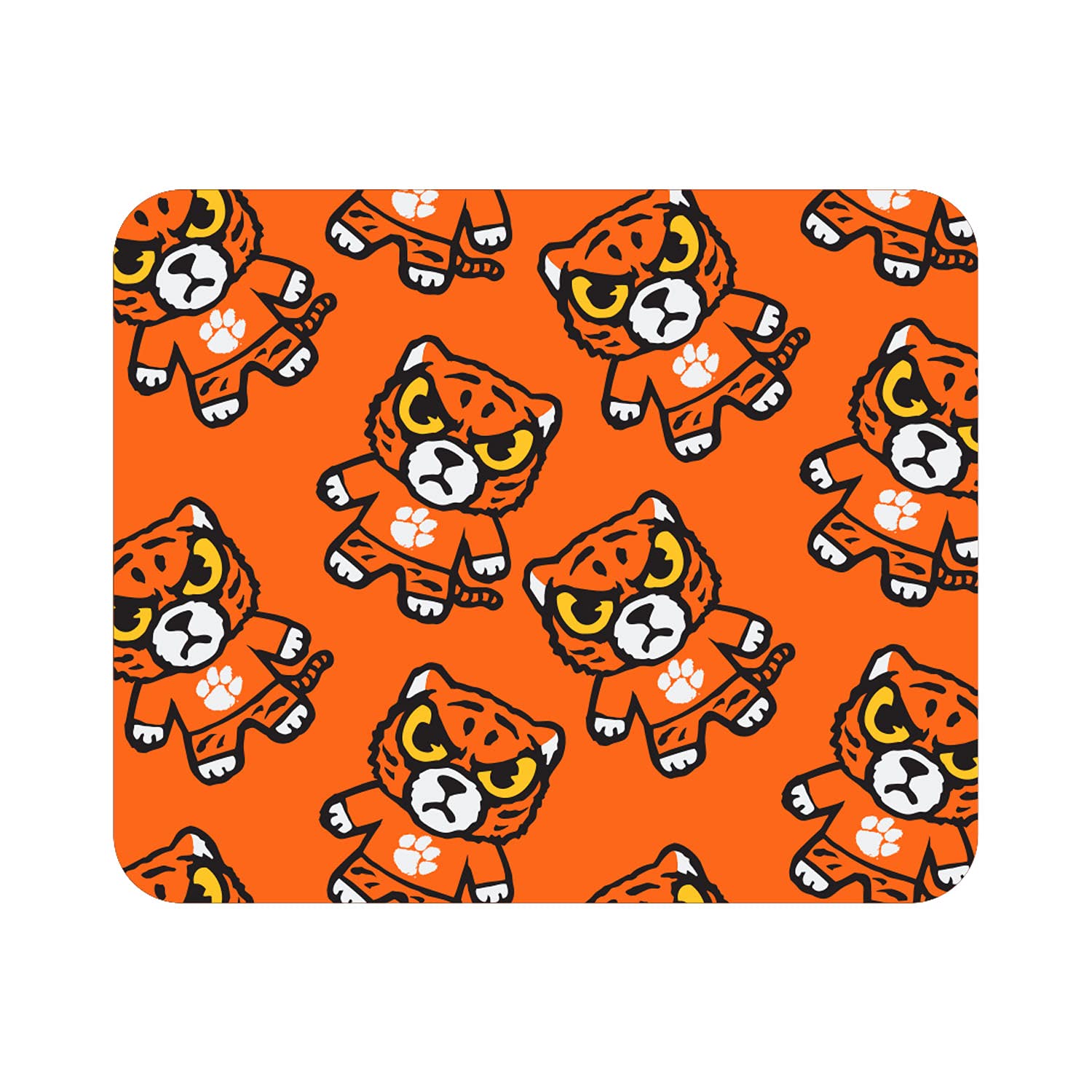 OTM Essentials Clemson University Standard Fabric Mouse Pad - Desk & Gaming Accessory with Tokyodachi Mascot Design for Office, Home & School Use