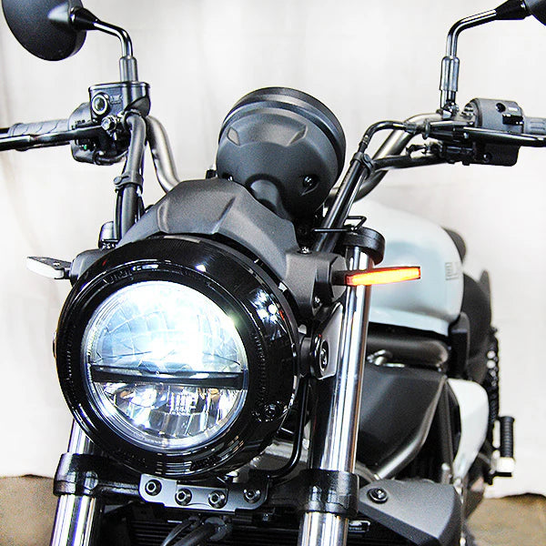Kawasaki Eliminator 450 Front Turn Signals (2024-Present) - LED Motorcycle Indicators for Enhanced Visibility & Safety - Perfect for Night Riding & Urban Commuting