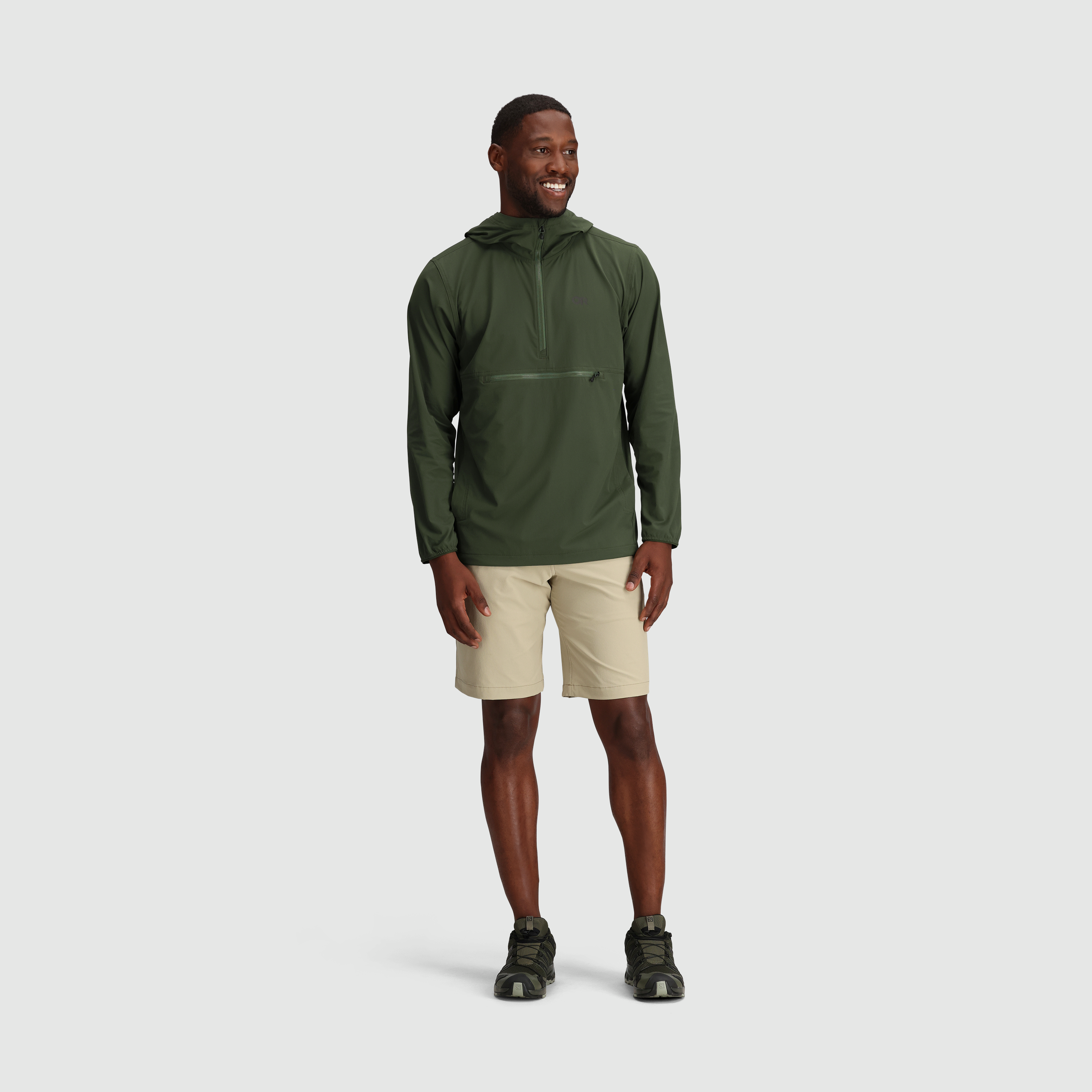 Men's Ferrosi Anorak Jacket - Lightweight Water-Resistant Outdoor Windbreaker for Hiking, Camping & Travel