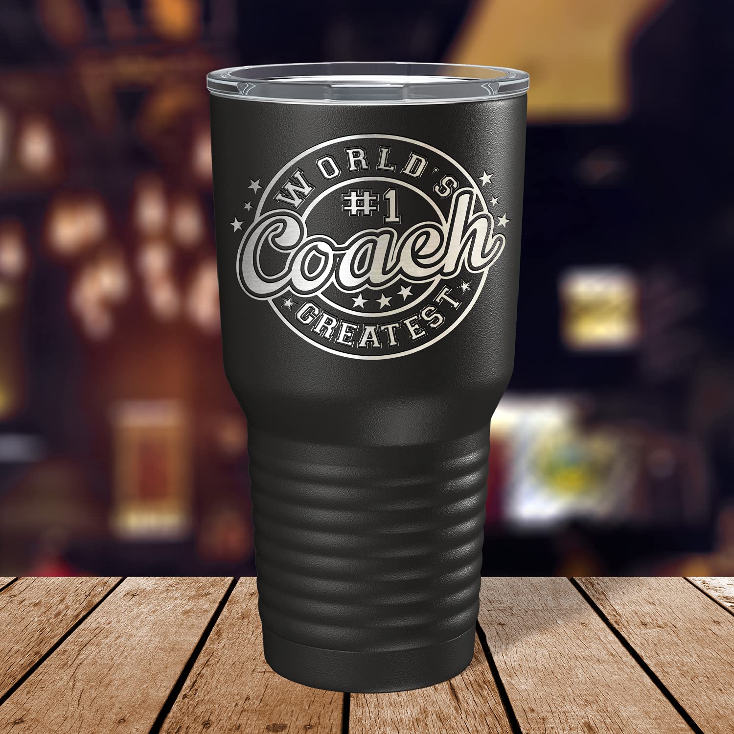 Premium 30 oz Black Matte Stainless Steel Insulated Travel Coffee Mug - Leak Proof Vacuum Insulated Tumbler for Hot & Cold Beverages - Perfect for Commuting, Camping, Office & Outdoor Adventures