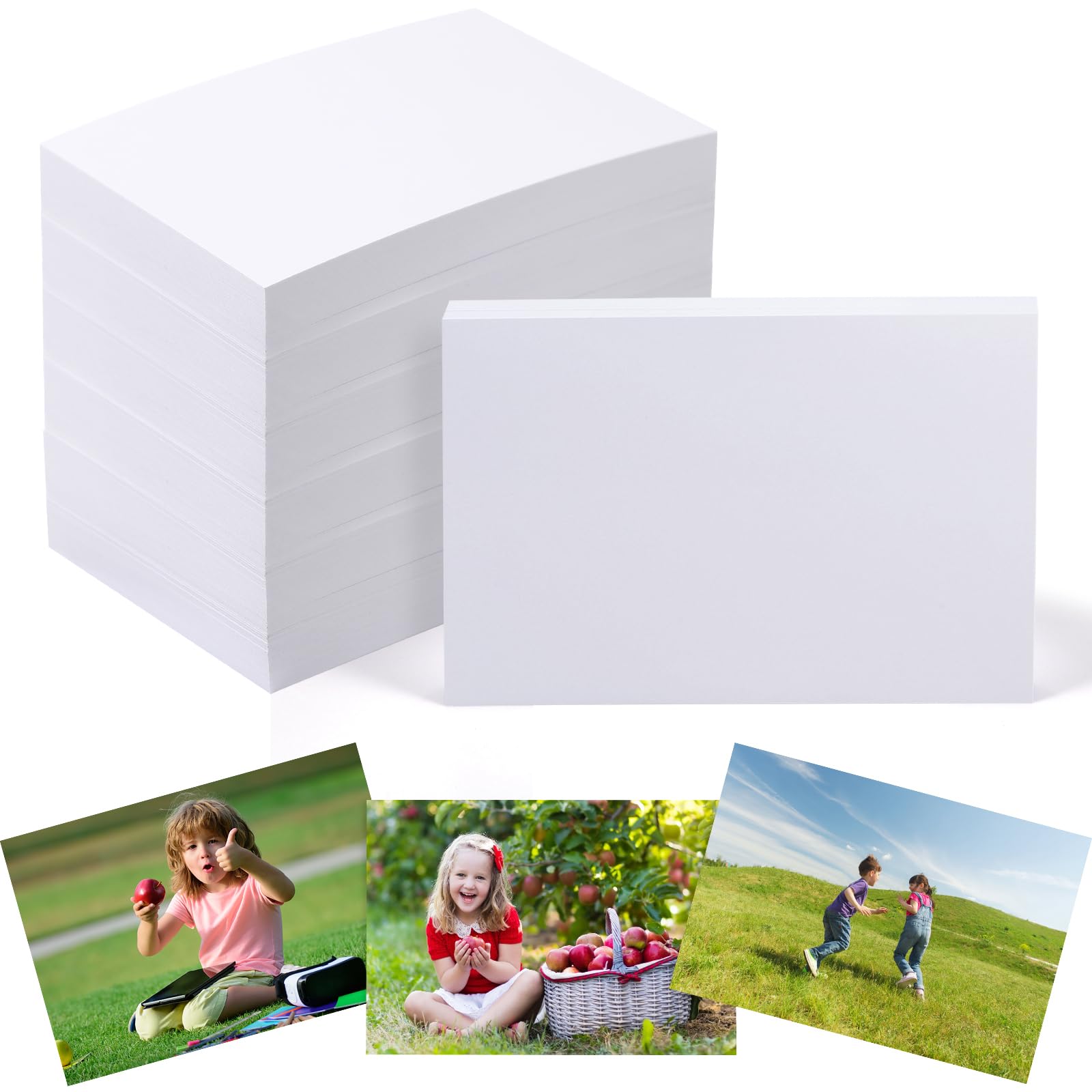 Fuutreo 200 Sheets Glossy Photo Paper 200gsm - Premium Inkjet Printer Paper for Pictures (2x3 Inch) - Ideal for Photo Printing, Scrapbooking & Craft Projects