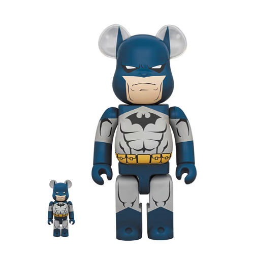Be@rbrick Batman [HUSH Version] 100% & 400% Collectible Vinyl Art Toy - DC Comics Superhero Figure for Display, Gift & Home Decor