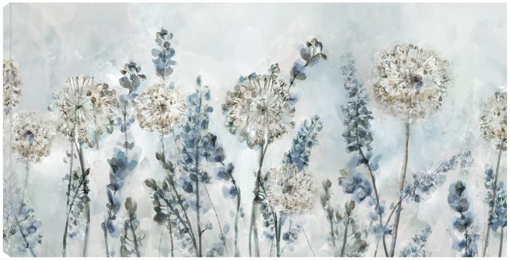 Fine Art Canvas Garden Heights IV Wall Decor - Hand Painted Canvas Print for Living Room, Bedroom, Bathroom, Kitchen, Office - Ready to Hang 50x26 Inches - Perfect for Home Decor & Gift Giving