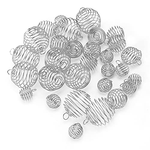 Durable Silver Hair Braid Clips - Hair Clips Rings & Braid Cuff for Protective Styles, Box Braids & Cornrows - Perfect for Women's Hair Styling & Accessories