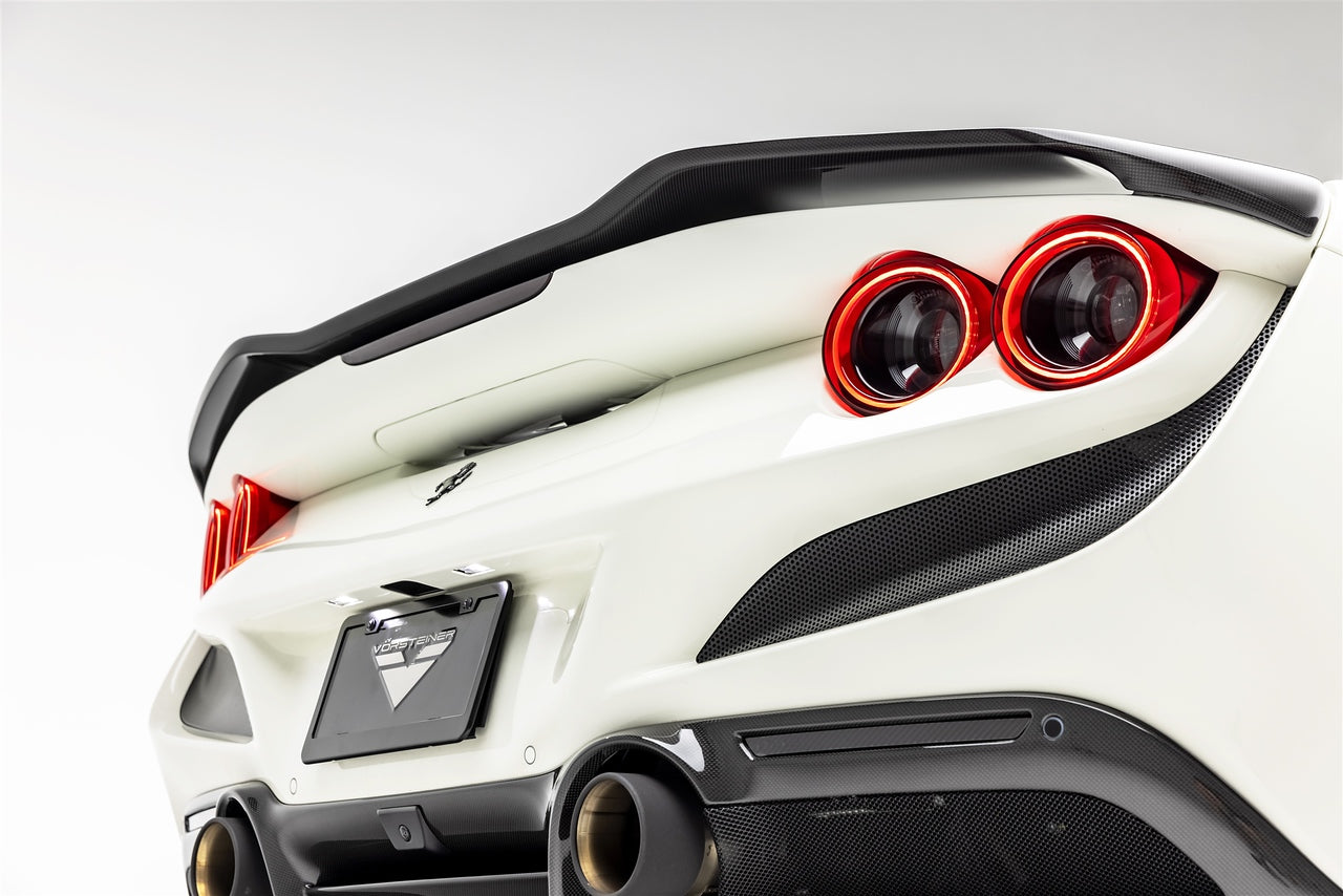 Ferrari F8 VRS Aero Program Performance Upgrade Kit - Carbon Fiber Body Kit & Spoiler for Track & Street Racing | Enhance Speed & Style