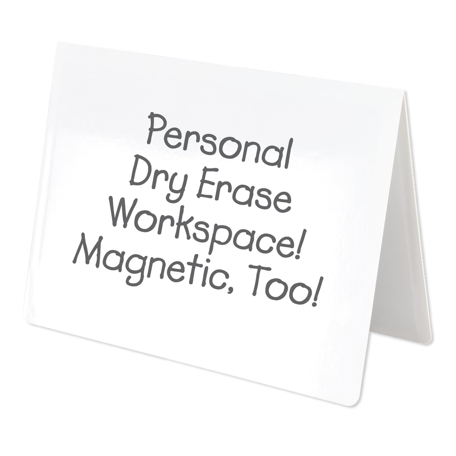 Really Good Stuff Folding Magnetic Dry Erase Activity Boards - Blank Whiteboard Set of 6 for Classroom, Office & Home Use - Perfect for Teaching, Presentations & Family Organization