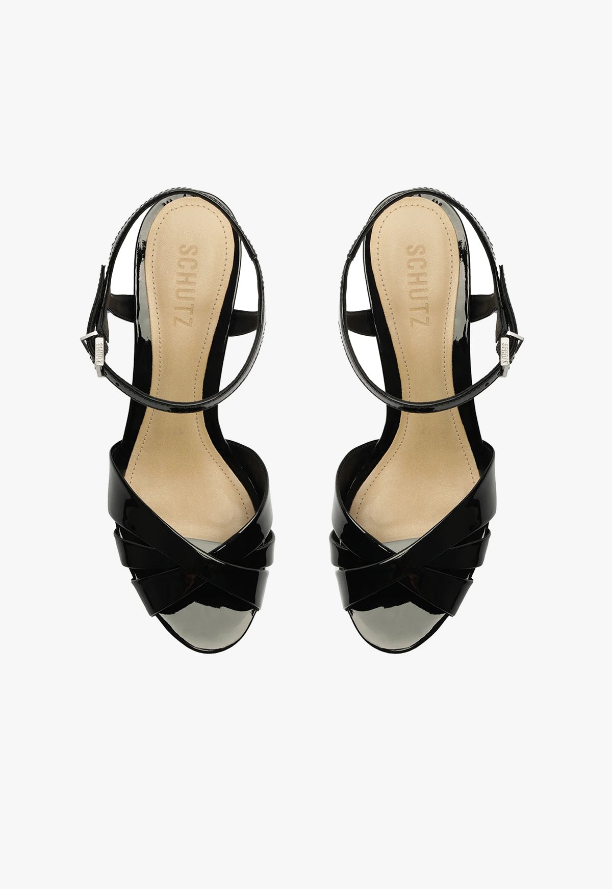 Keefa Women's Patent Leather Sandals - Comfortable Strappy Dress Sandals for Summer, Beach, and Casual Outings