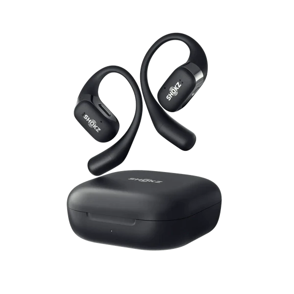 Openfit Black Wireless Earbuds - Bluetooth 5.0, 30H Playtime, IPX7 Waterproof, Noise Cancelling for Running, Gym, Workout & Travel