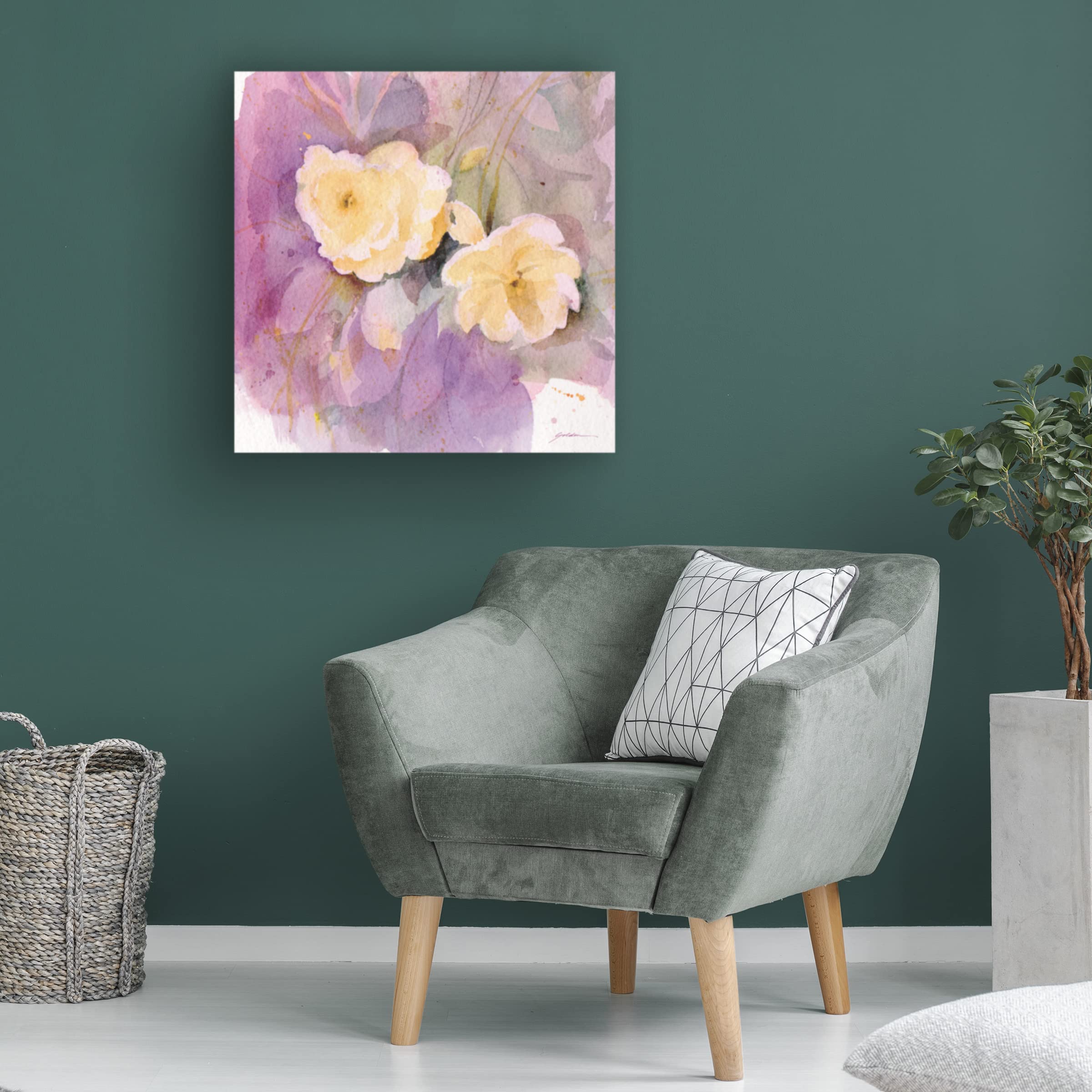 Trademark Fine Art 'Friendship' Canvas Wall Art by Sheila Golden - Perfect for Living Room, Bedroom & Office Decor