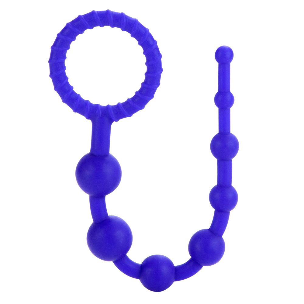 Booty Call X 10 Silicone Anal Beads for Couples - Flexible & Body-Safe Adult Toy for Anal Play, BDSM & Sensual Exploration - Perfect for Beginners & Experienced Users