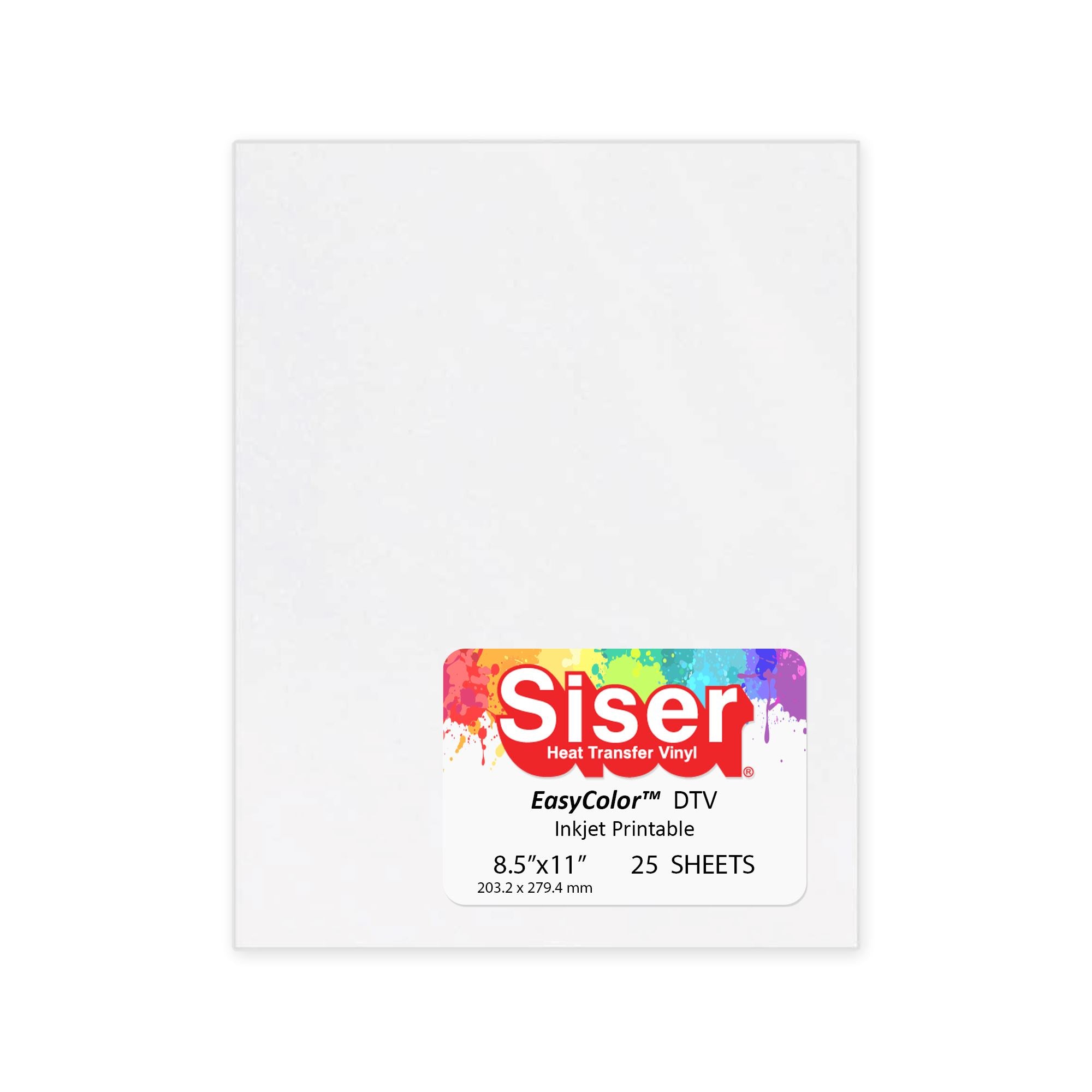 Siser EasyColor DTV Heat Transfer Vinyl 8.4