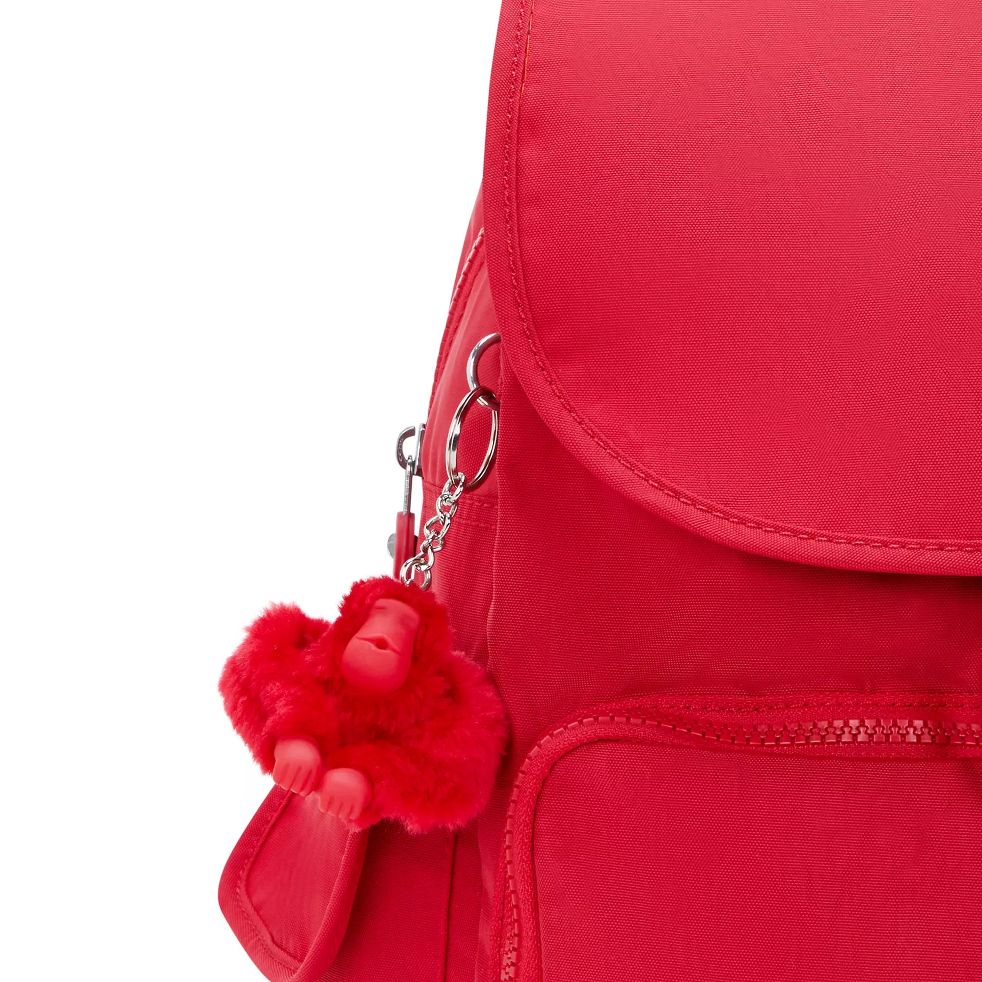 Kipling City Pack Medium Backpack - Lightweight Travel Backpack for Women & Men, Durable Laptop Backpack with Multiple Pockets, Perfect for Work, School & Daily Commute (Red Rouge)