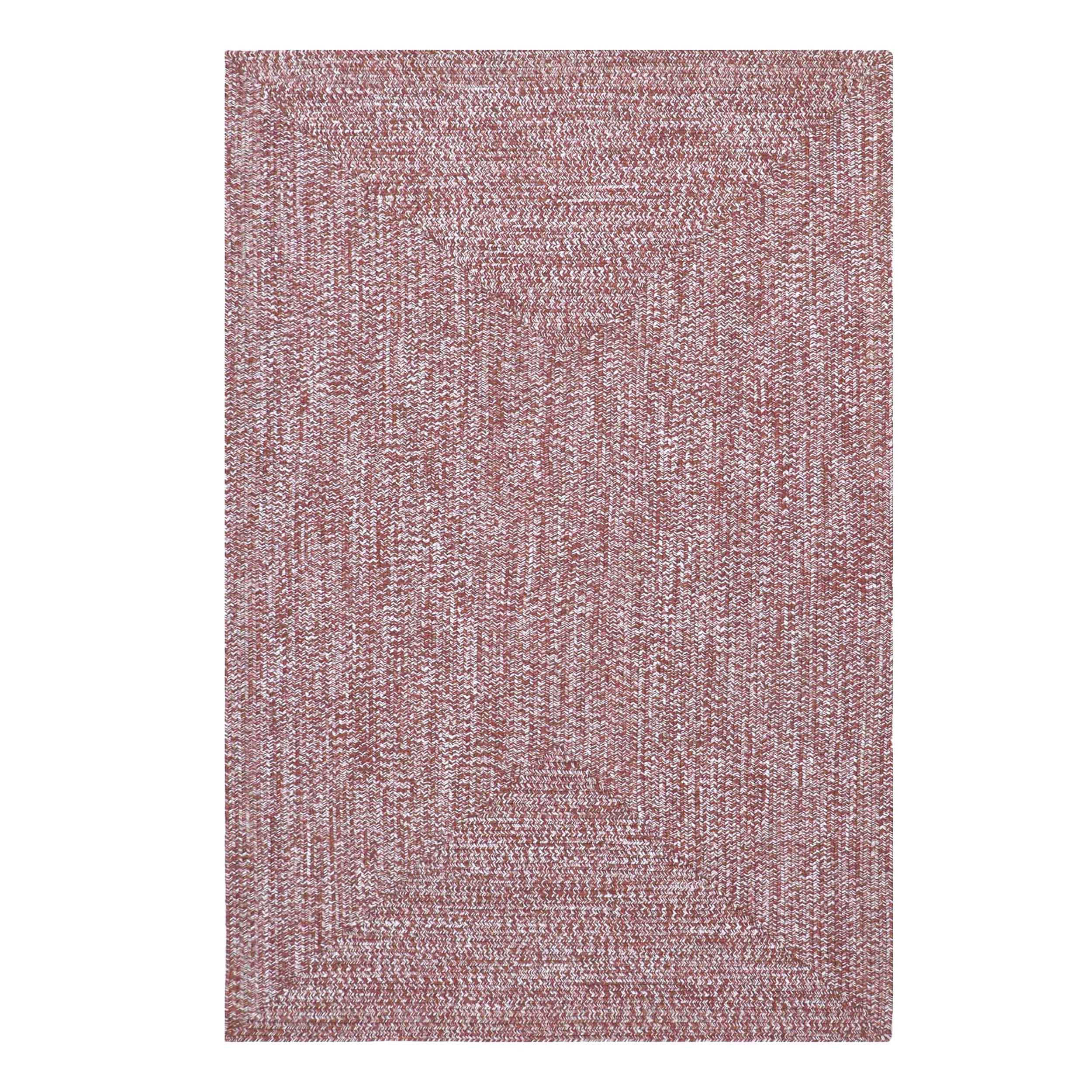 Two-Toned Braided Bohemian Area Rug - Indoor/Outdoor Use for Living Room, Patio & Bedroom Decor