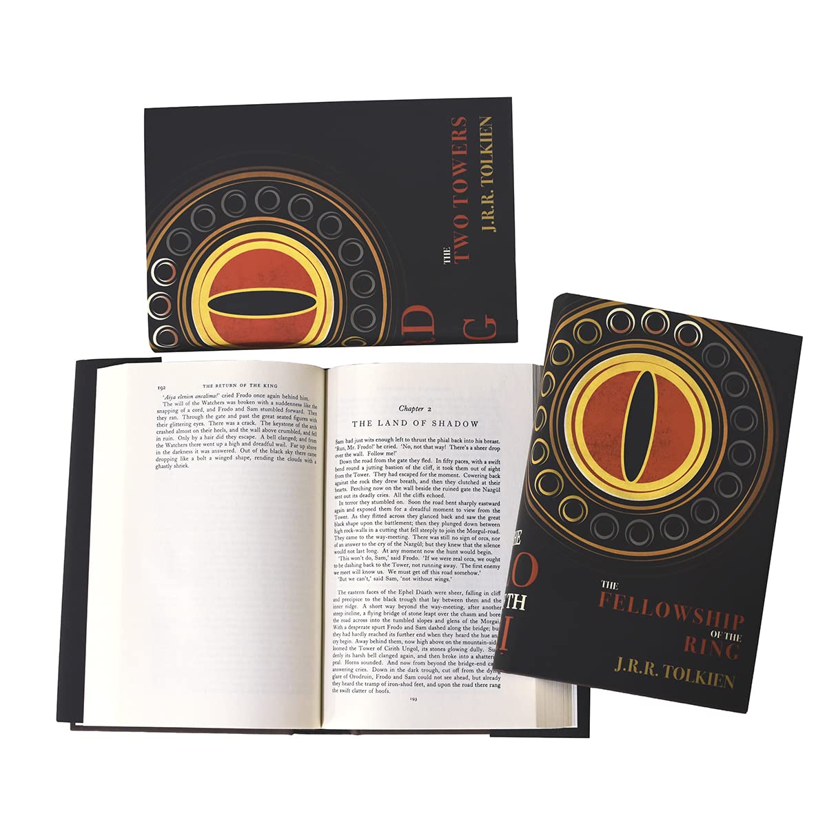 The Lord of The Rings Trilogy 3-Book Set - Special Collector's Edition by J.R.R. Tolkien - Black Hardcover | Perfect for Fantasy Book Lovers & Home Library Displays