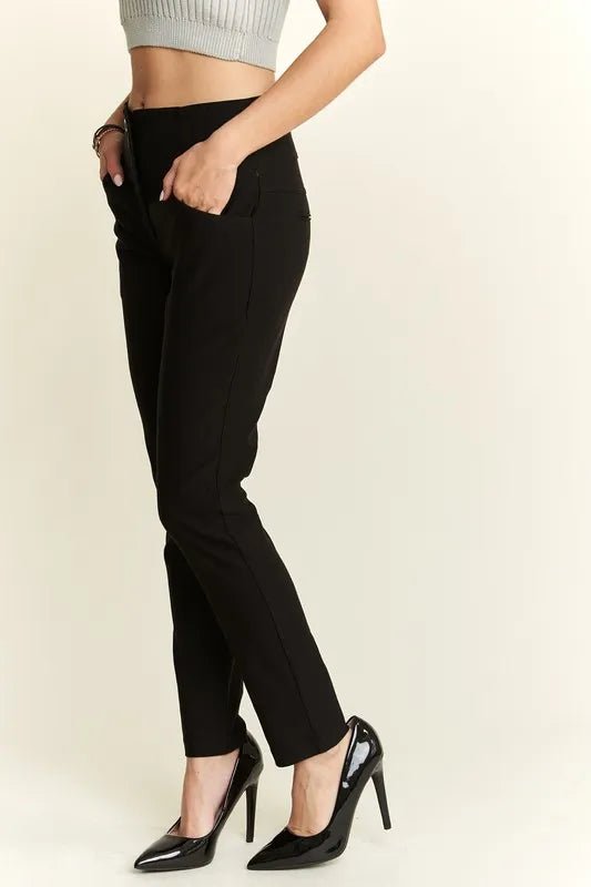 ADORA High Waist Skinny Pants for Women - Chic Fit Stretch Denim Trousers | Slimming Comfortable Office & Casual Wear
