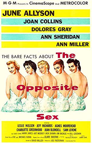Vintage 1956 The Opposite Sex Movie Poster Magnet - Classic Film Memorabilia & Collectible Fridge Magnet for Movie Buffs & Retro Decor