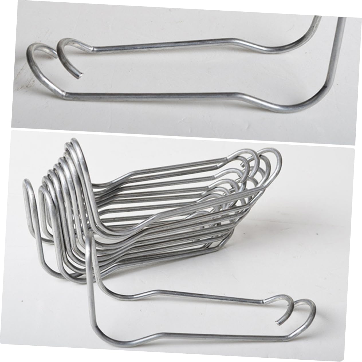 10-Pack Greenhouse Wire Glazing Clips - Heavy Duty Plant Clips for Greenhouse Panels, Polycarbonate Sheets & Glass - Perfect for DIY Greenhouse Construction & Garden Projects