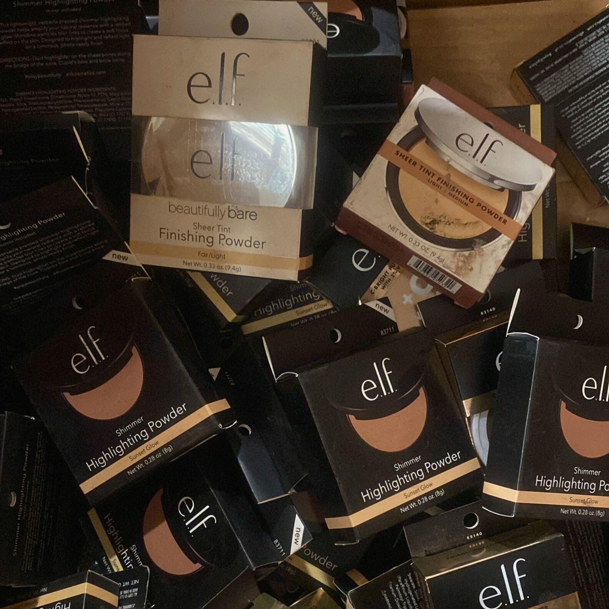 60 Pcs Elf Powders & Primer Mix Set - Face Makeup Kit for Flawless Finish - Perfect for Daily Use, Photo Shoots & Special Occasions