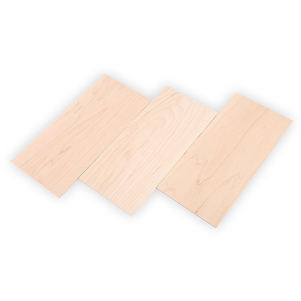 3Pcs Maple Guitar Headplate Veneer - DIY Replacement Tool for Luthiers | High-Quality Maple Wood Headstock Veneer | Perfect for Guitar Repair & Customization Projects
