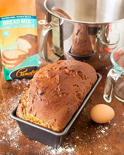 Pamela's Products Gluten Free Bread Mix - 4lb (64oz) All-Purpose Baking Flour for Homemade Bread, Cakes & Cookies | Perfect for Celiac Diet, Vegan & Allergy-Friendly Baking