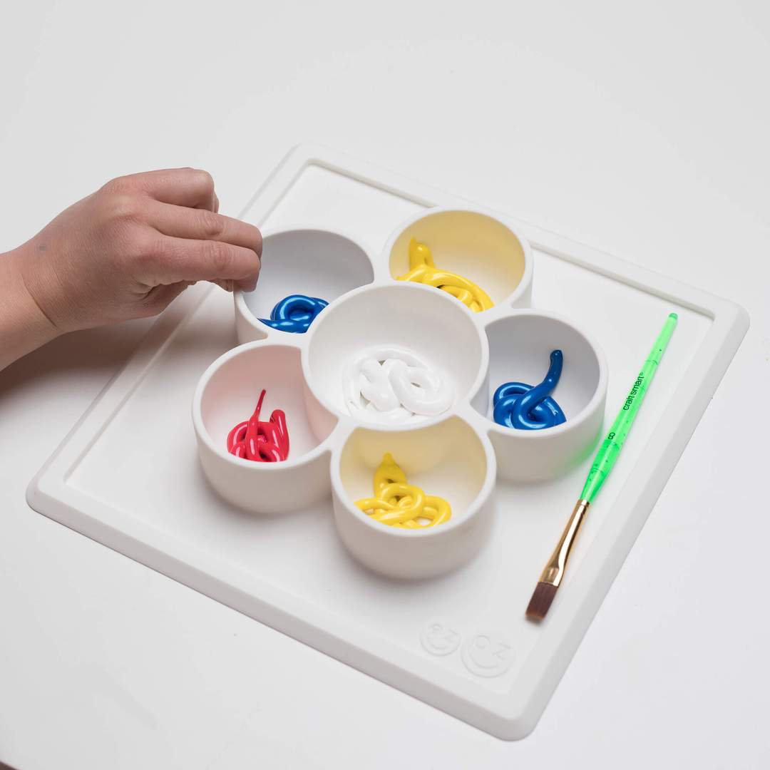 EZPZ Mini Play Mat for Babies - Non-Slip Silicone Placemat for Toddlers, Perfect for Mealtime, Playtime & Learning Activities at Home or On-the-Go