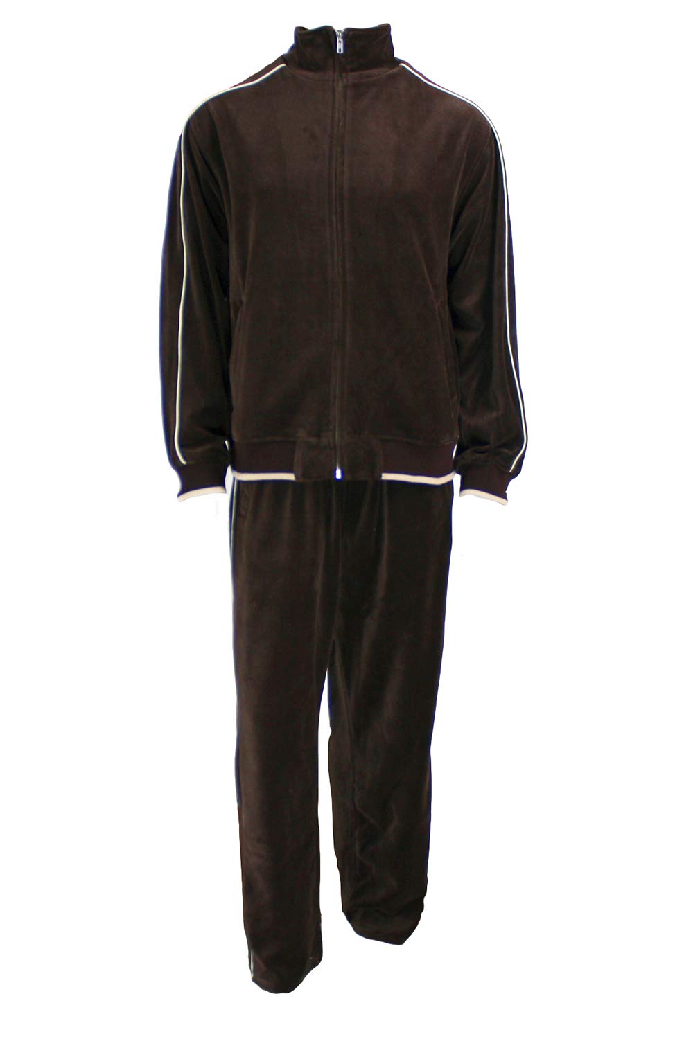 Men's Velour Tracksuit Set - Soft & Comfortable Sweatsedo Jogging Suit for Lounge, Gym & Casual Wear