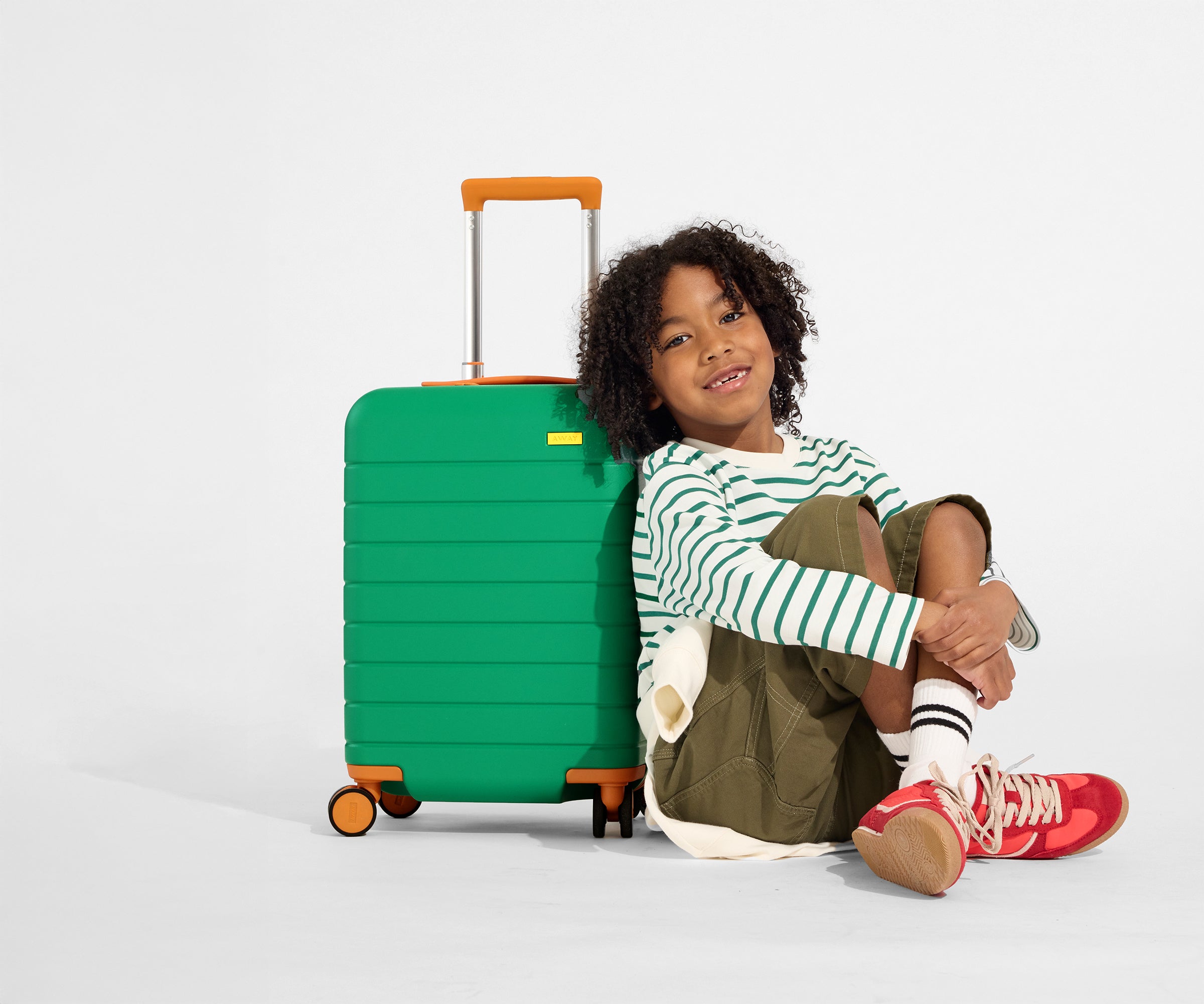 Froggy Green Kids Carry On Luggage - Lightweight & Durable Travel Backpack for Children - Perfect for Airplane Trips, School, and Weekend Getaways