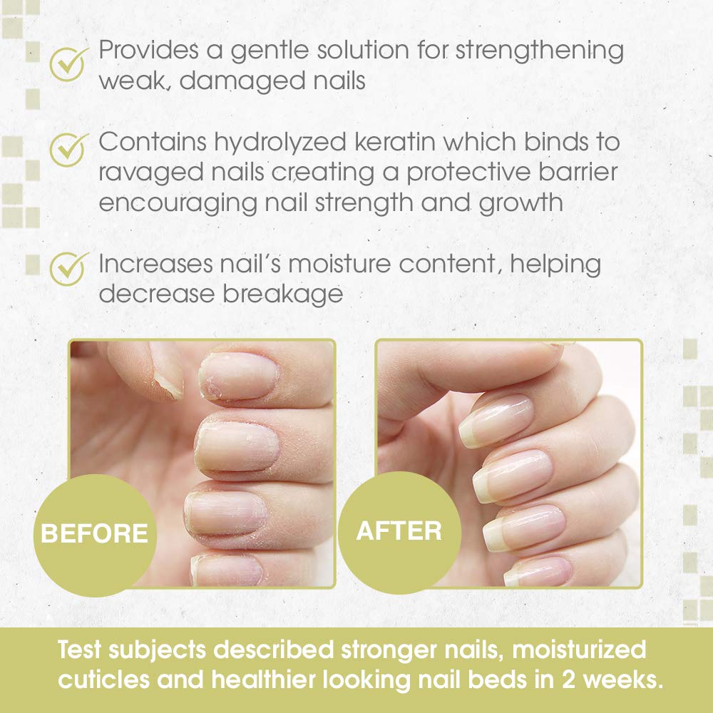Nail Tek Nail Nutritionist - Keratin Enriched Nail Treatment Oil for Weak & Damaged Nails - 0.5 oz (2-Pack) - Strengthen & Repair Brittle Nails for Salon-Quality Manicures at Home