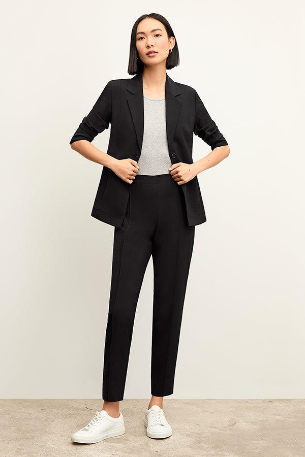 Colby Travel Pants for Men - OrigamiTech Stretch Wrinkle-Free Black Dress Pants for Business & Casual Wear - Perfect for Office, Commuting, and Travel