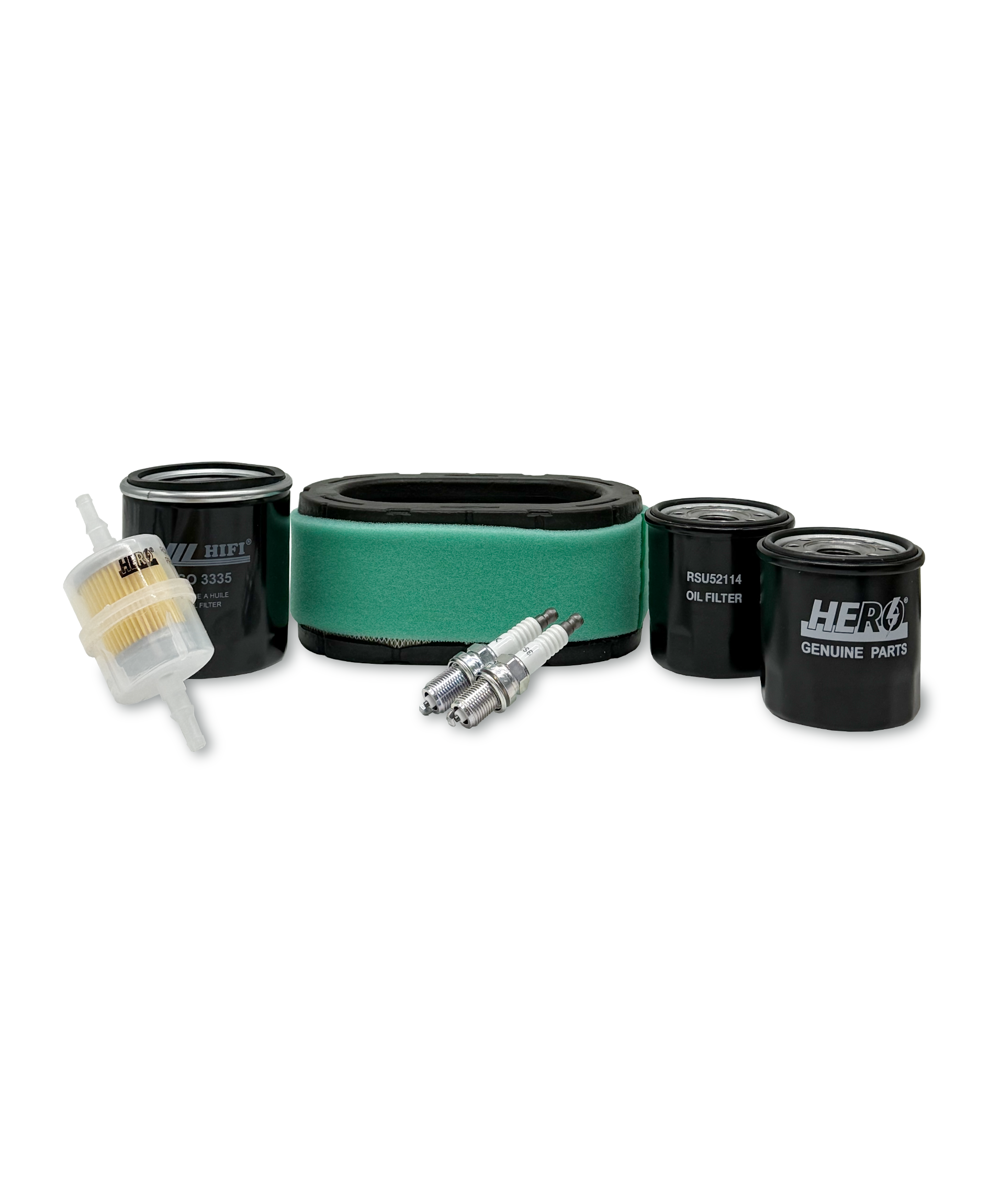 HERO® Maintenance Filter Kit for Kubota Z251KH Zero Turn Mower - Air & Oil Filters Replacement Set for Lawn Mower Tune-Up & Engine Protection