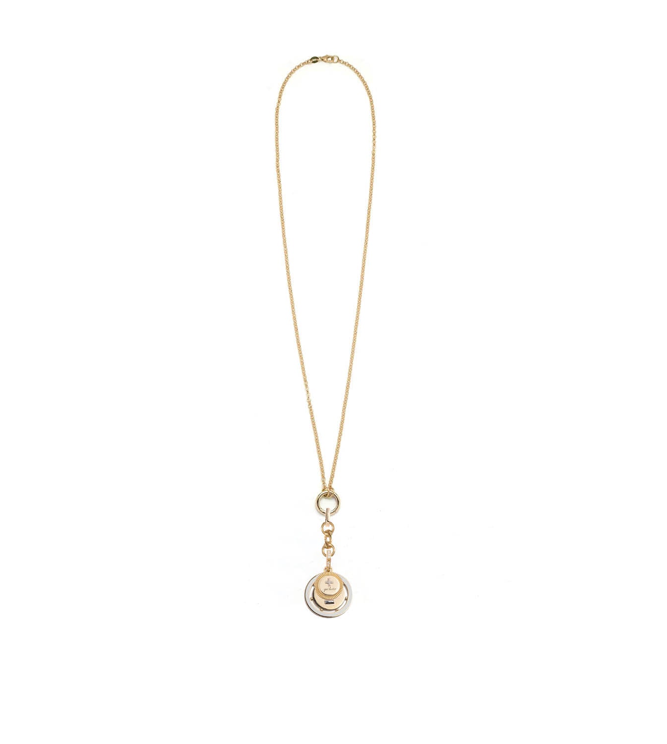 Vivacity Small Open Chain Couplet Necklace - Dainty Layering Necklace for Women, Perfect for Everyday Wear & Gift Giving