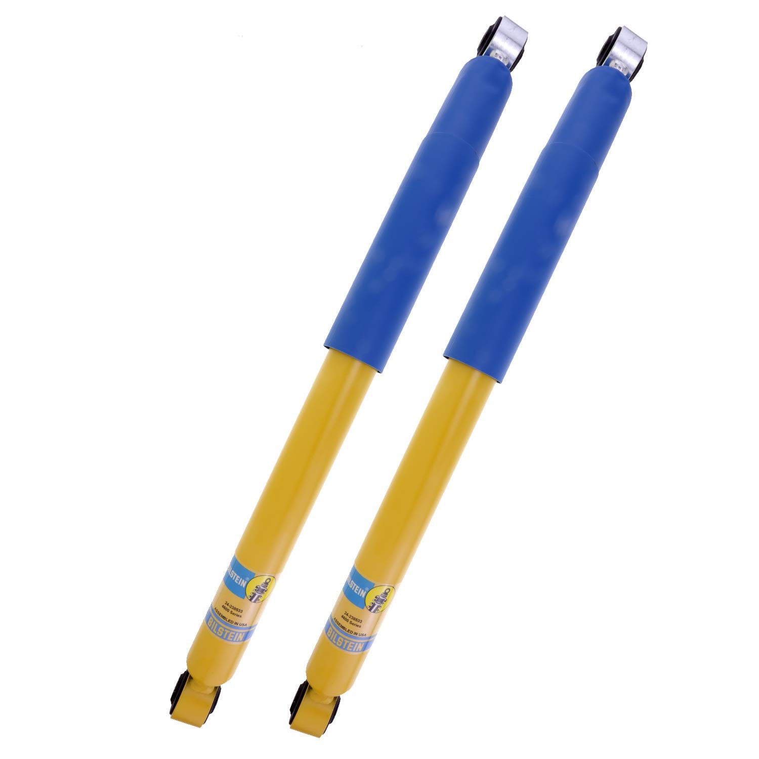 Bilstein B6 4600 Rear Shock Absorbers Set of 2 for Ram 3500 4WD Crew Cab Pickup Truck - Heavy Duty Performance, Smooth Ride for Off-Road & Towing