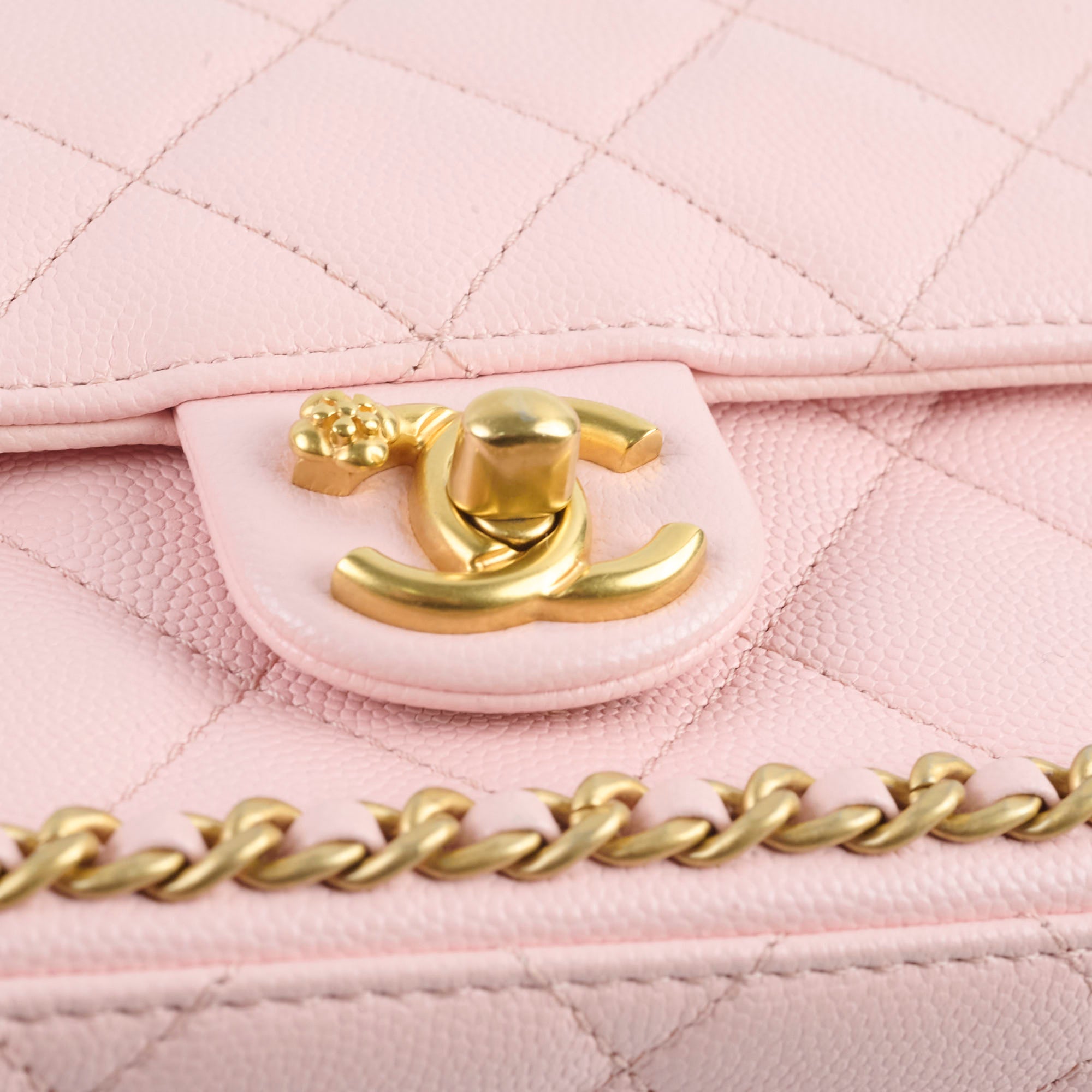 Chanel Pink Caviar Quilted Flap Bag with Microchip - Luxury Handbag for Women, Perfect for Parties, Date Nights & Special Occasions
