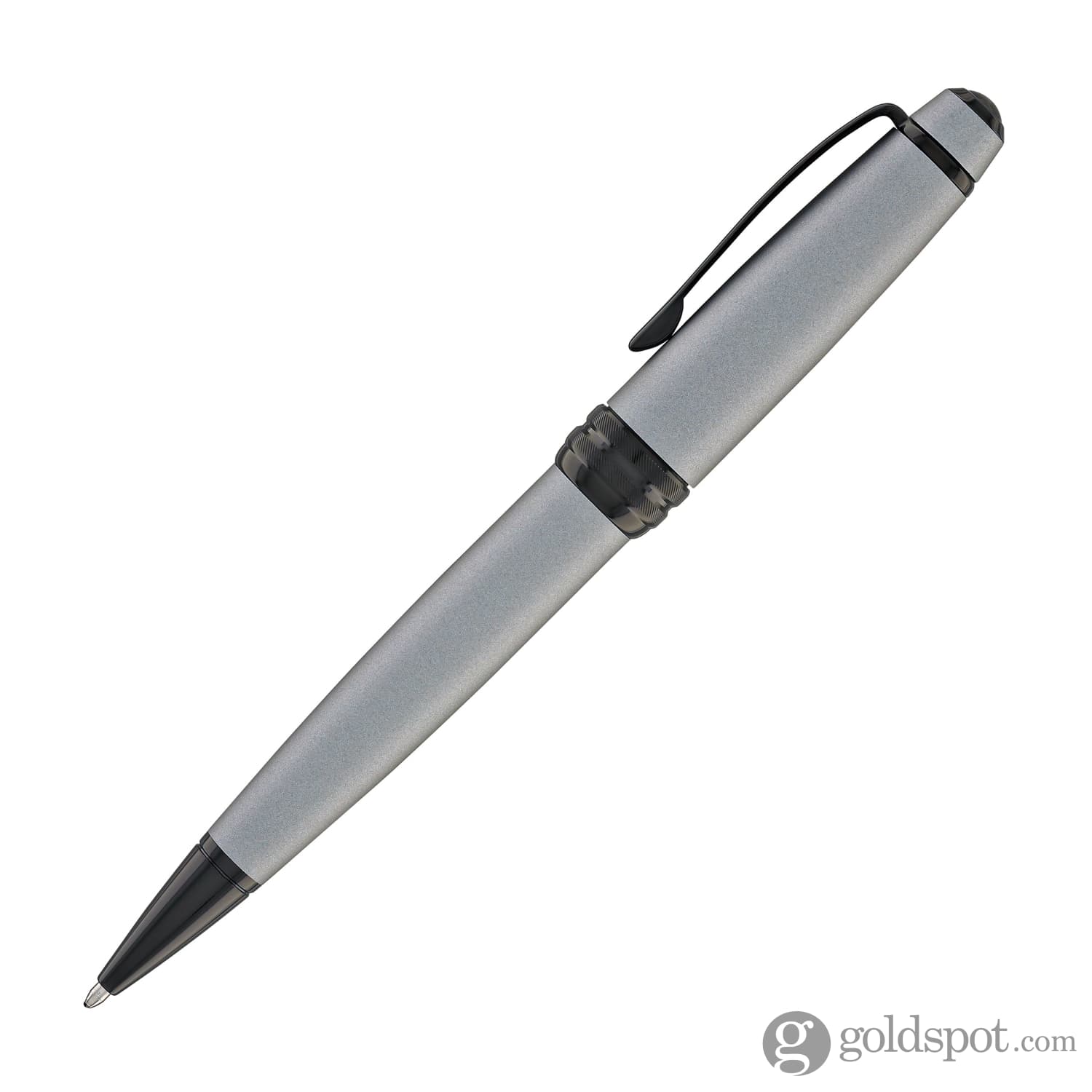 Cross Bailey Matte Gray Lacquer PVD Ballpoint Pen - Premium Writing Instrument for Office, Business & Gift Giving