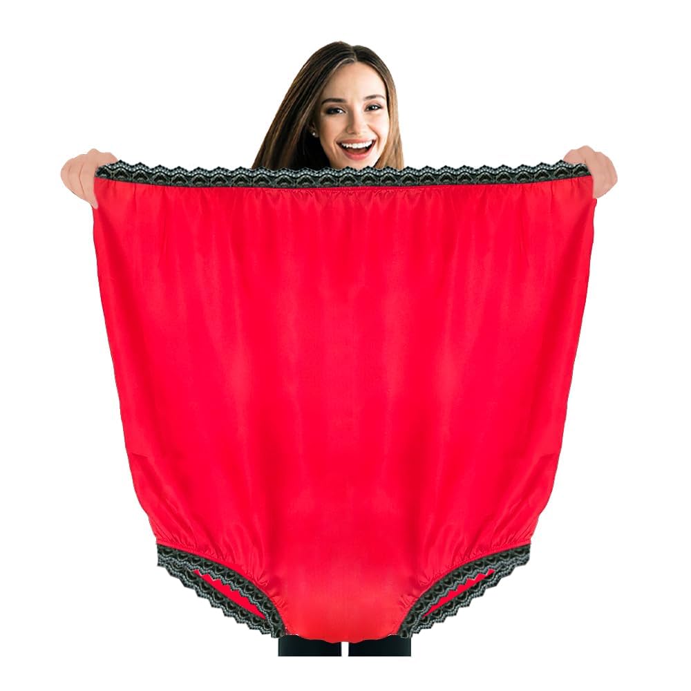 Funny Granny Panties Gag Gift for Women - Novelty Oversized Prank Underwear for Christmas, Halloween & Bachelorette Parties - Perfect for Costumes, Pranks & Comedy Gifts