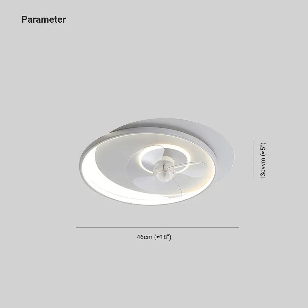 Modern White Irregular Ceiling Fan with LED Light - Energy Efficient Cooling & Stylish Lighting for Living Room, Bedroom, or Patio