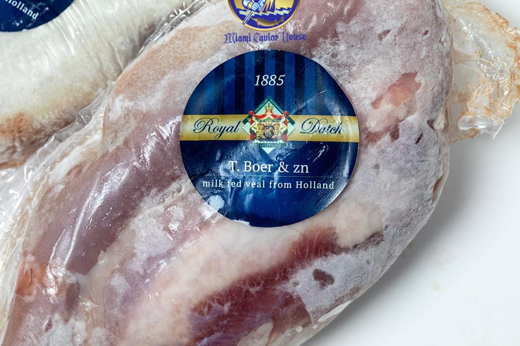 Premium Frozen Milk-Fed Veal Tongue from Holland - 1.7lbs Pack | Miami Caviar House | Gourmet Delicacy for Fine Dining & Upscale Catering