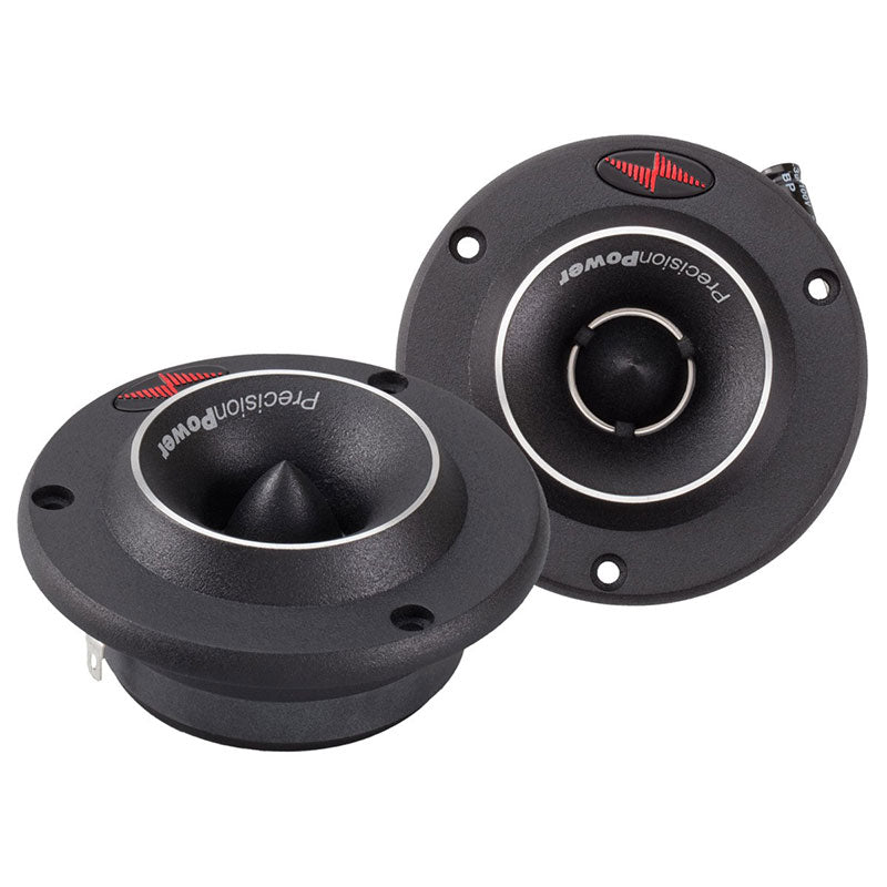 Precision Power PPI PT.2 1 Inch Titanium Bullet Tweeters - High Performance Car Audio Speakers for Crystal Clear Sound | Perfect for Car Stereo Upgrades & Custom Audio Systems