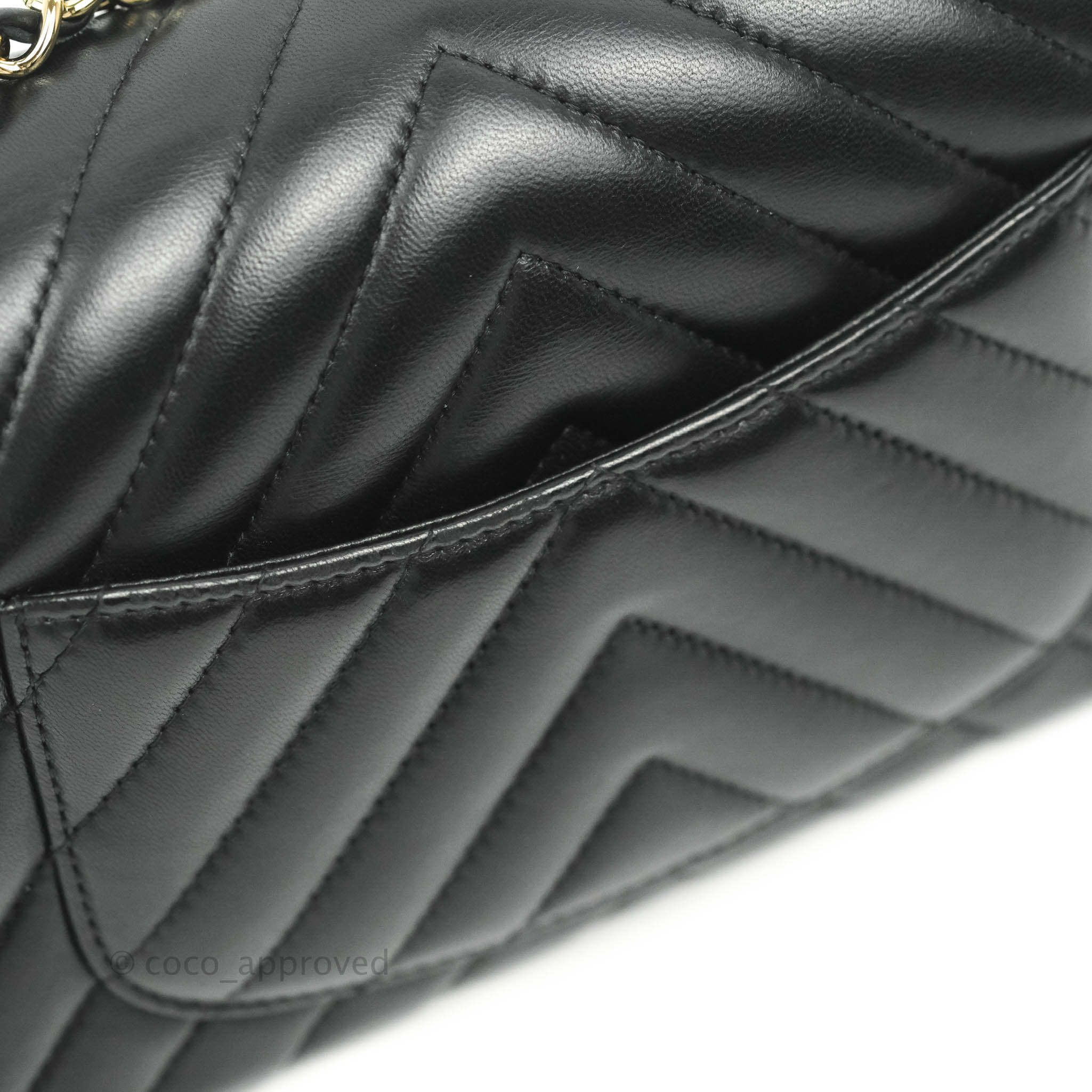 Chanel Chevron Mini Rectangular Flap Bag in Black Lambskin with Gold Hardware - Luxury Crossbody Purse for Women, Perfect for Evening Events & Date Nights