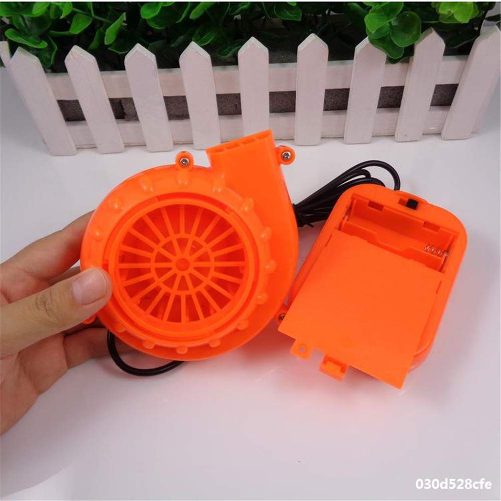 Kiddale Upgraded Mini Fan Blower - Portable Cooling Fan for Dinosaur Costumes, Inflatable Mascots, Cosplay & Halloween Costumes - Orange (Ideal for Parties, Events & Outdoor Activities)