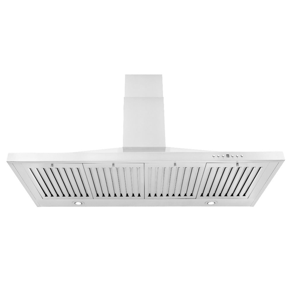 ZLINE 48-inch Stainless Steel Dual Fuel Range Kitchen Package with Convertible Range Hood & Dishwasher (3KP RARH48 DW) - Perfect for Modern Home Chefs & Open Concept Kitchens