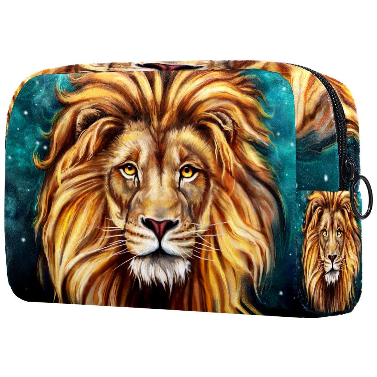 Magic Lion Travel Makeup Bag - Waterproof Cosmetic Organizer for Toiletries, Shampoo & Accessories | Perfect for Vacation, Gym & Daily Use