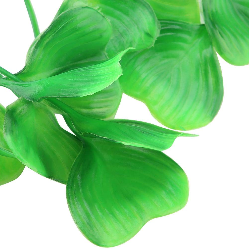 Premium Artificial Water Plants for Aquarium - Realistic Plastic Underwater Decor, Fish Tank Ornament for Freshwater & Saltwater Tanks - Perfect for Home Aquascaping, Office Fish Gardens, and Underwater Landscape Design (Green)