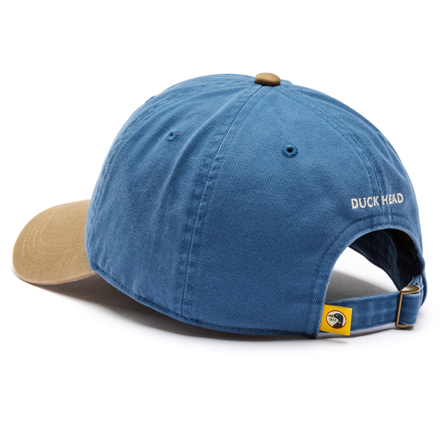 Circle Patch Twill Hat - Vintage Baseball Cap in Varsity Blue | Adjustable Snapback for Men & Women | Perfect for Sports, Casual Wear & Outdoor Activities