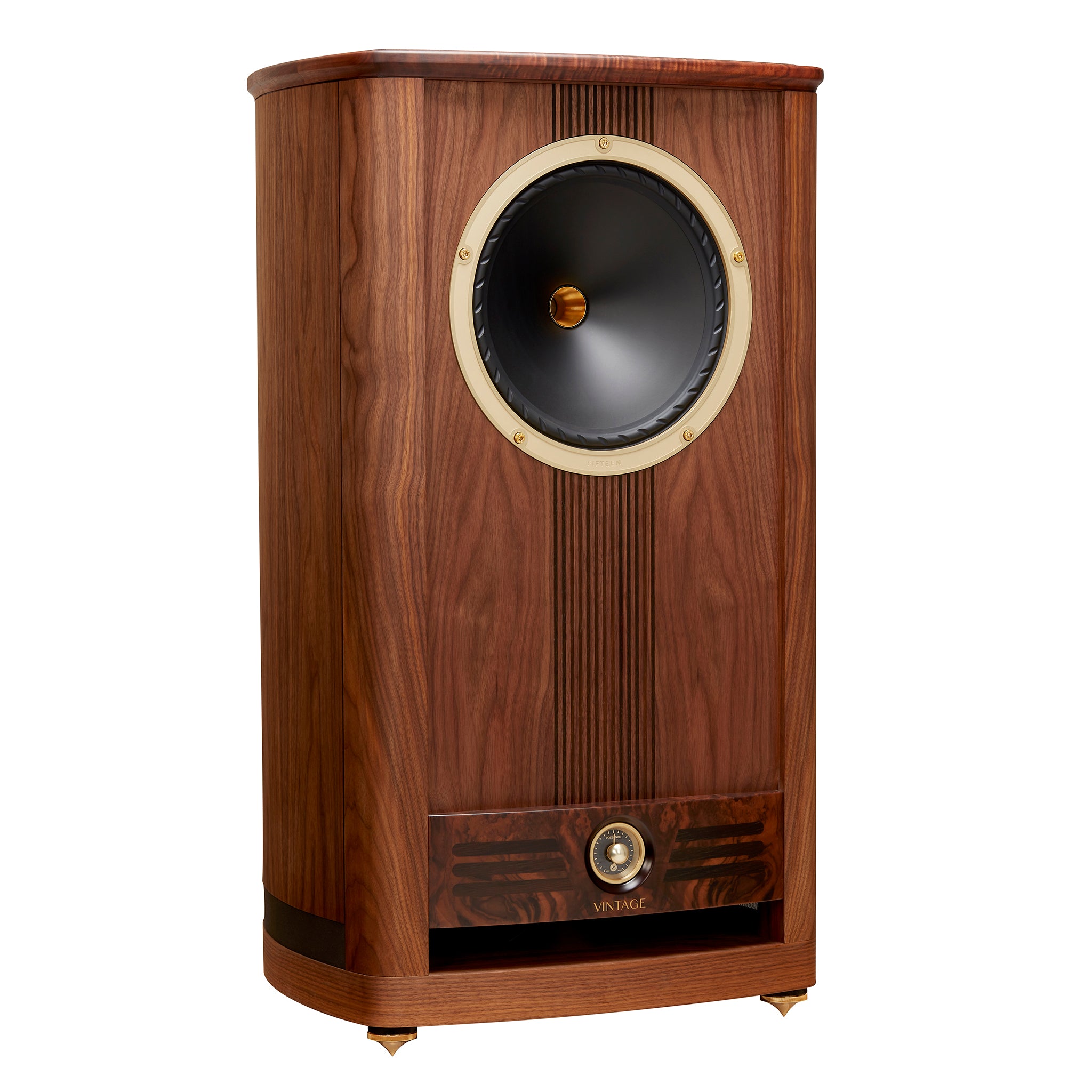 Fyne Audio Vintage Fifteen Floorstanding Speakers (Pair) - High-End HiFi Stereo Sound for Home Theater & Music Listening